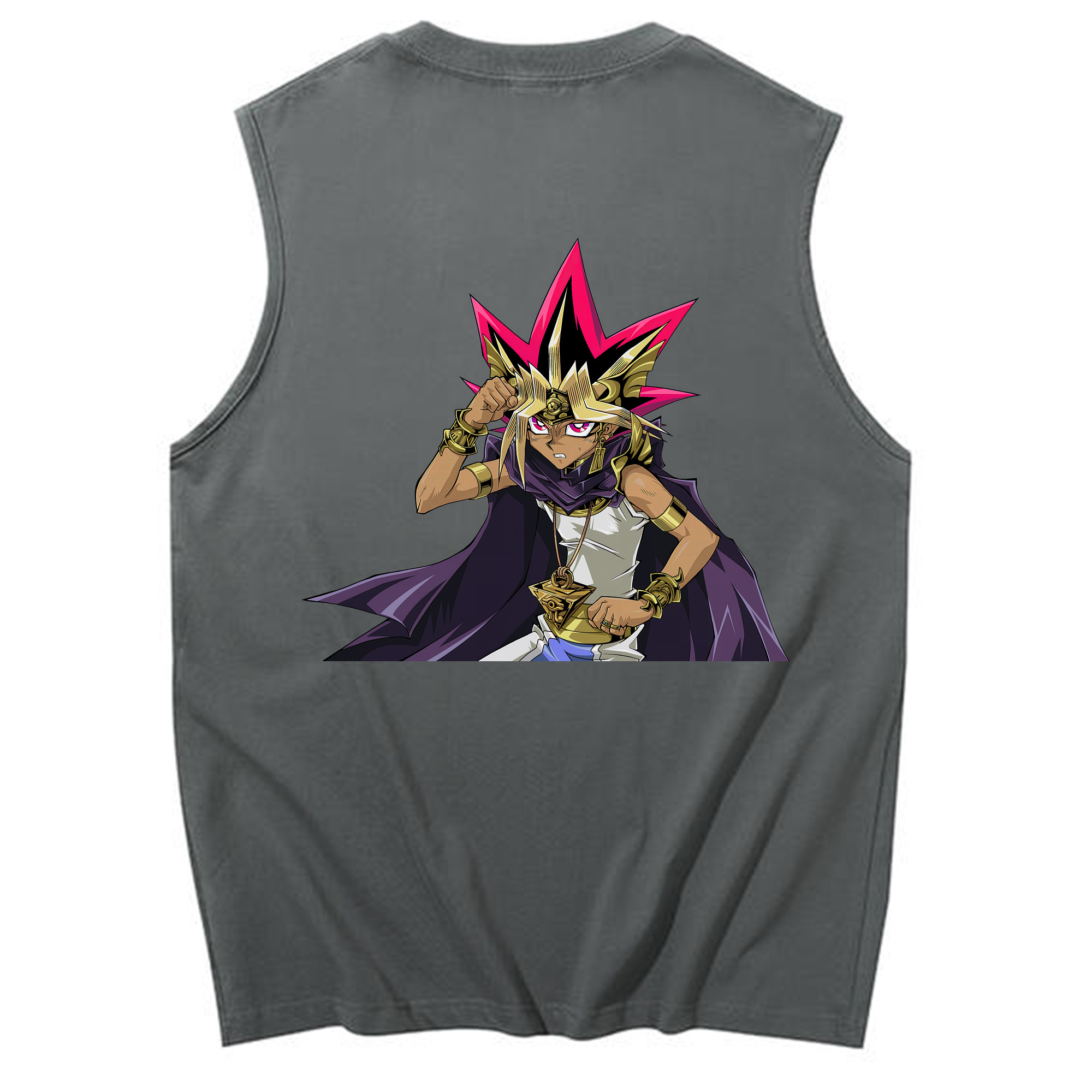 （画像用） 遊☆戯☆王 Yu-Gi-Oh! コットン100％タンクトップ（背面プリント）